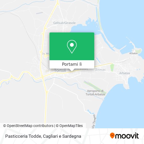 Mappa Pasticceria Todde