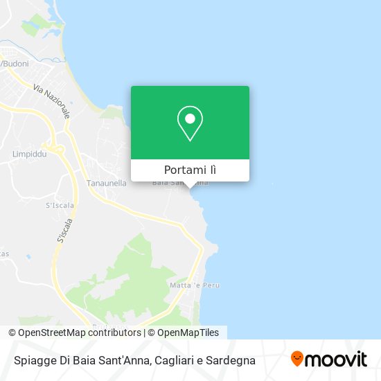 Mappa Spiagge Di Baia Sant'Anna