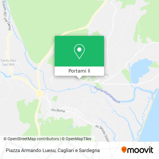 Mappa Piazza Armando Luesu