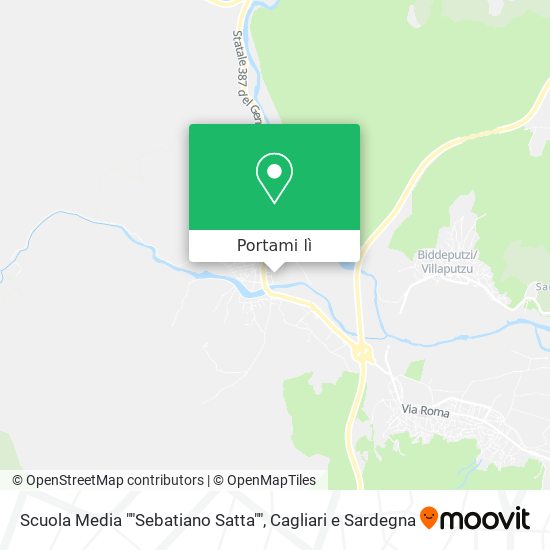 Mappa Scuola Media ""Sebatiano Satta""