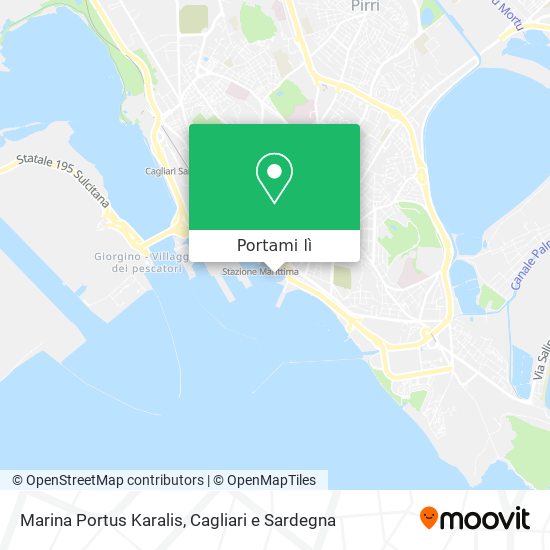 Mappa Marina Portus Karalis