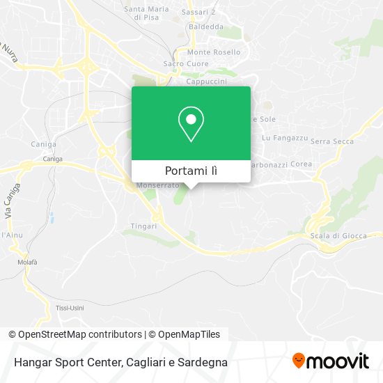 Mappa Hangar Sport Center