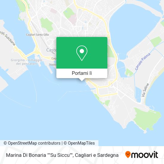 Mappa Marina Di Bonaria ""Su Siccu""