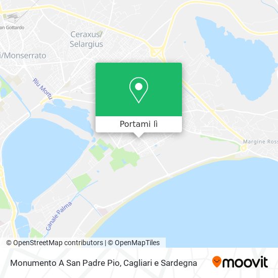 Mappa Monumento A San Padre Pio