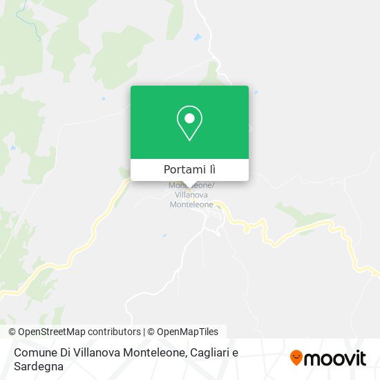 Mappa Comune Di Villanova Monteleone