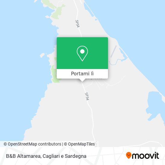 Mappa B&B Altamarea