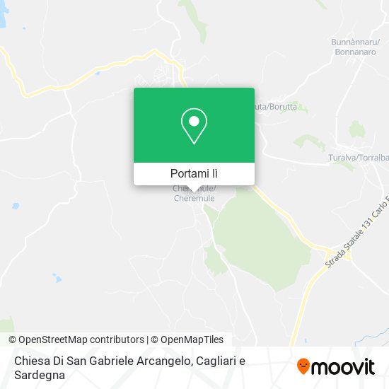 Mappa Chiesa Di San Gabriele Arcangelo