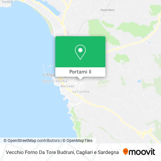 Mappa Vecchio Forno Da Tore Budruni