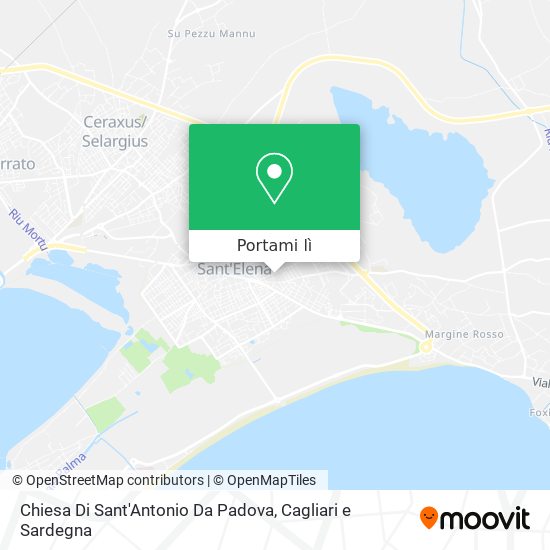 Mappa Chiesa Di Sant'Antonio Da Padova