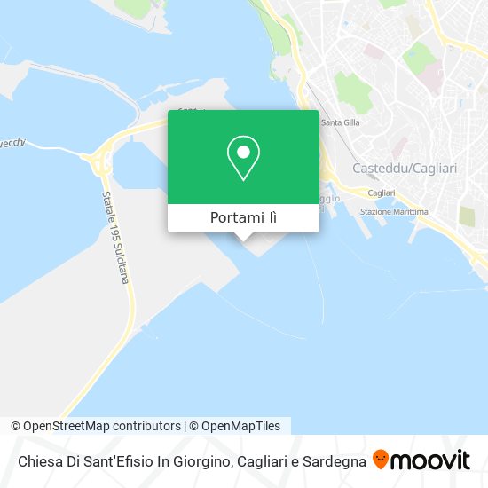 Mappa Chiesa Di Sant'Efisio In Giorgino