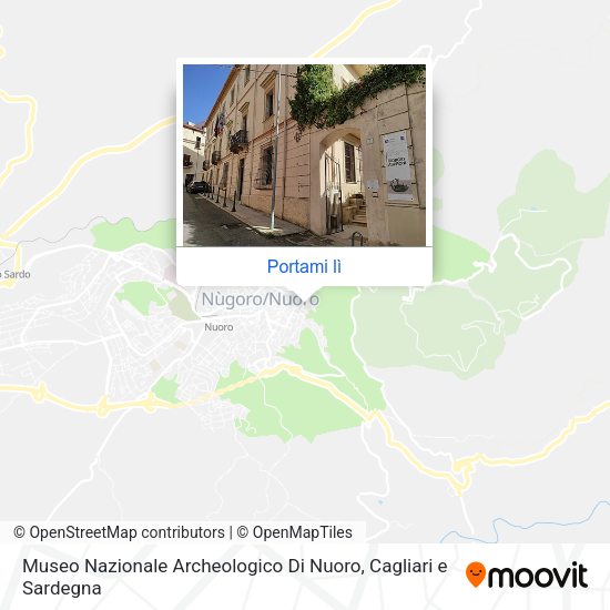 Mappa Museo Nazionale Archeologico Di Nuoro