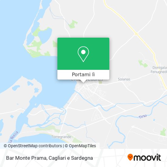 Mappa Bar Monte Prama