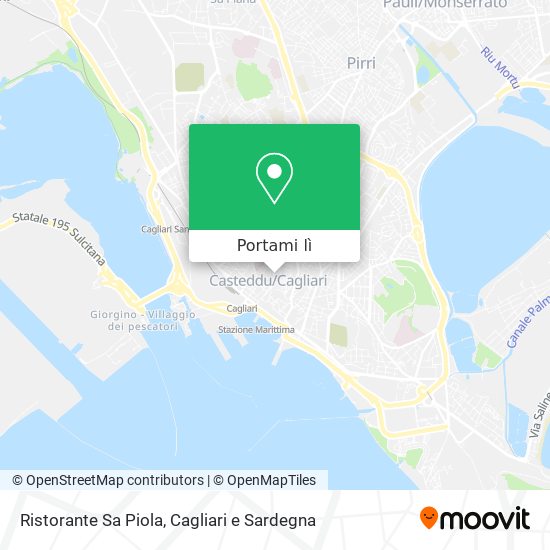 Mappa Ristorante Sa Piola