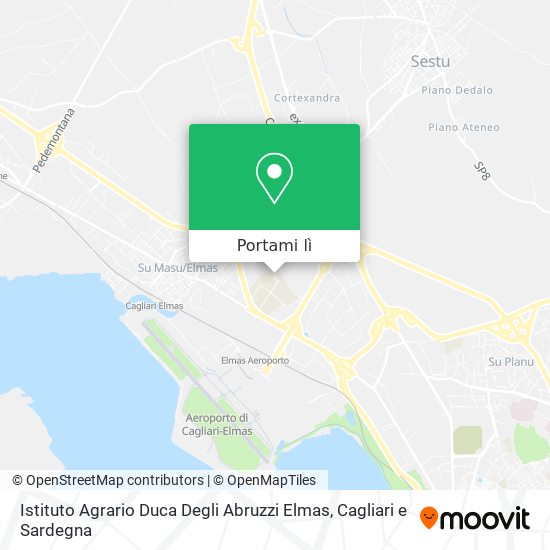 Mappa Istituto Agrario Duca Degli Abruzzi Elmas