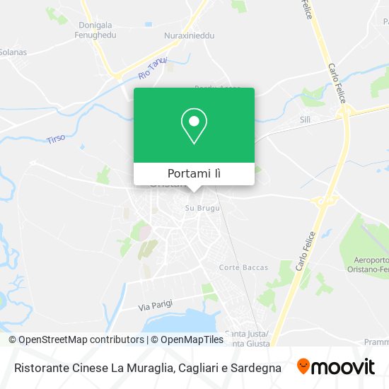 Mappa Ristorante Cinese La Muraglia