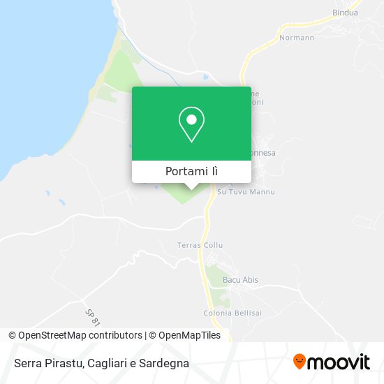 Mappa Serra Pirastu