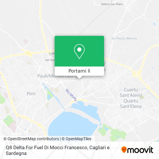 Mappa Q8 Delta For Fuel Di Mocci Francesco