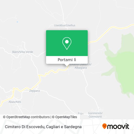 Mappa Cimitero Di Escovedu