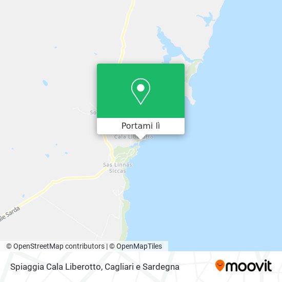 Mappa Spiaggia Cala Liberotto