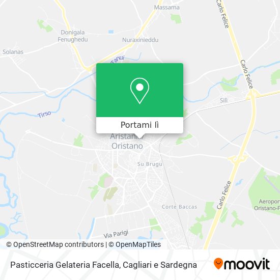 Mappa Pasticceria Gelateria Facella