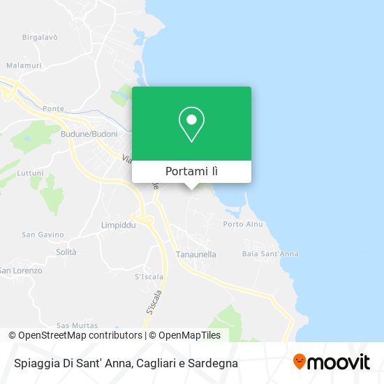 Mappa Spiaggia Di Sant' Anna