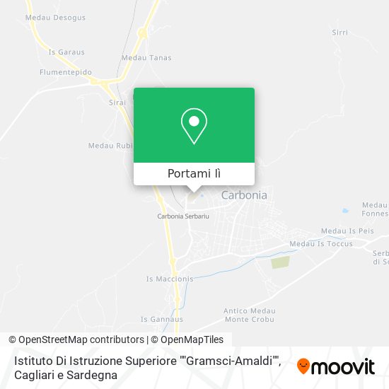 Mappa Istituto Di Istruzione Superiore ""Gramsci-Amaldi""