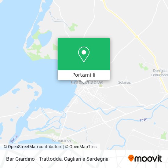 Mappa Bar Giardino - Trattodda