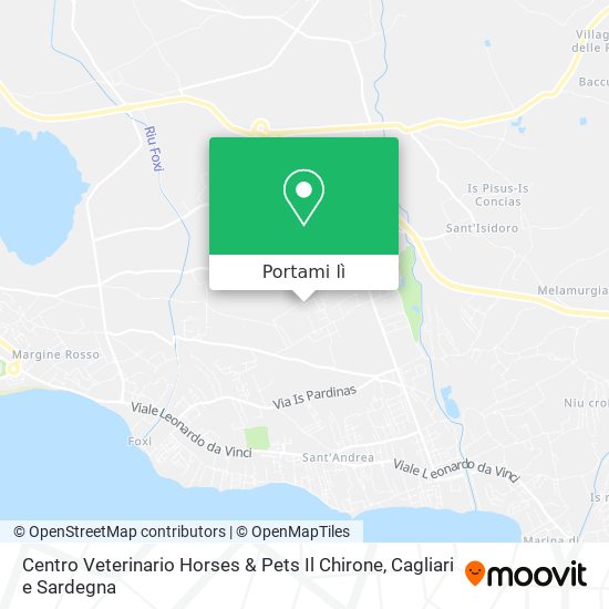 Mappa Centro Veterinario Horses & Pets Il Chirone