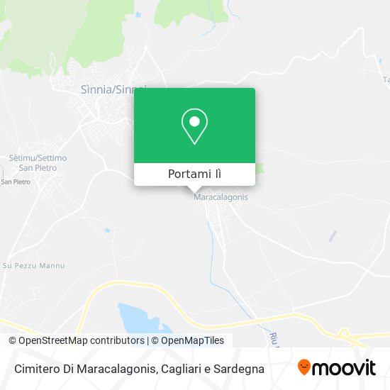 Mappa Cimitero Di Maracalagonis