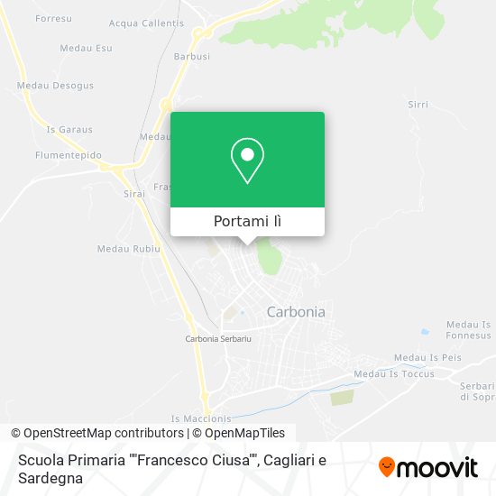 Mappa Scuola Primaria ""Francesco Ciusa""