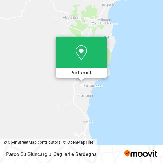 Mappa Parco Su Giuncargiu