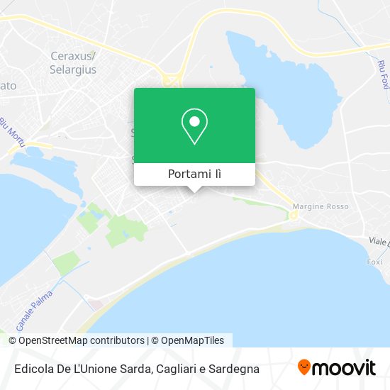 Mappa Edicola De L'Unione Sarda