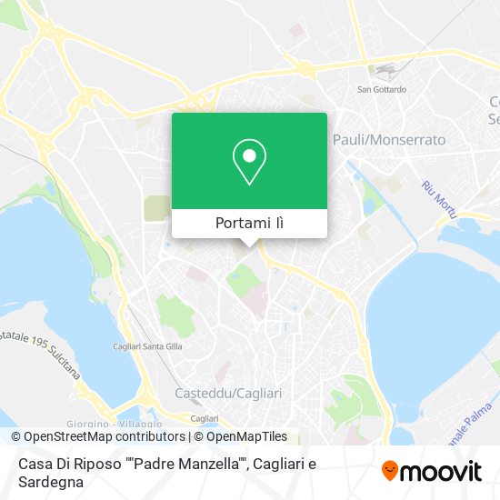 Mappa Casa Di Riposo ""Padre Manzella""