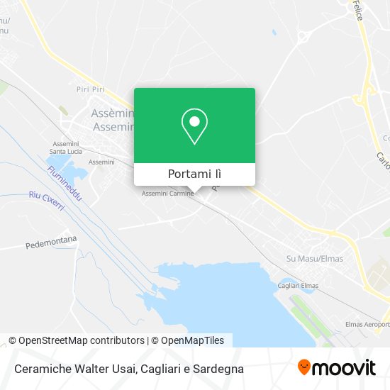 Mappa Ceramiche Walter Usai