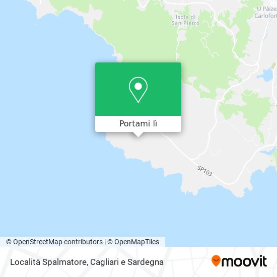 Mappa Località Spalmatore