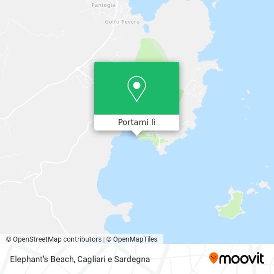 Mappa Elephant's Beach