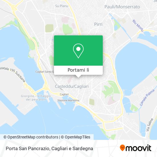 Mappa Porta San Pancrazio