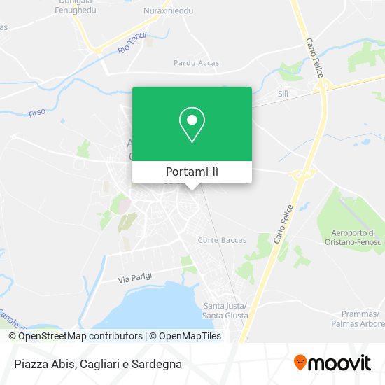 Mappa Piazza Abis