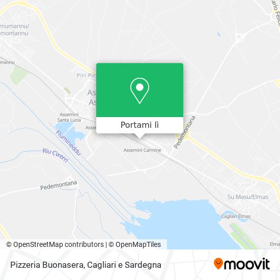 Mappa Pizzeria Buonasera