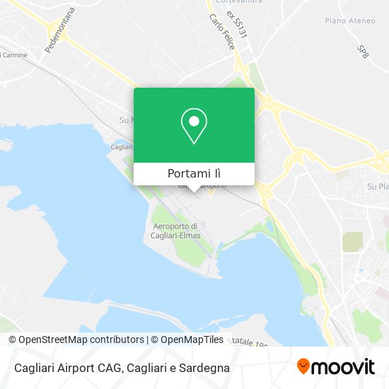 Mappa Cagliari Airport CAG