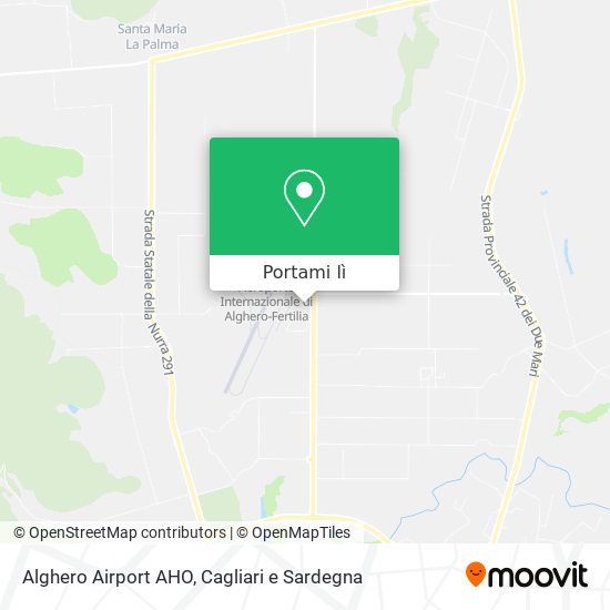 Mappa Alghero Airport AHO