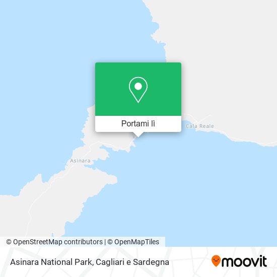 Mappa Asinara National Park