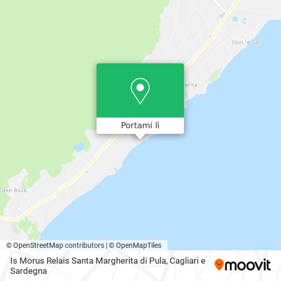 Mappa Is Morus Relais Santa Margherita di Pula