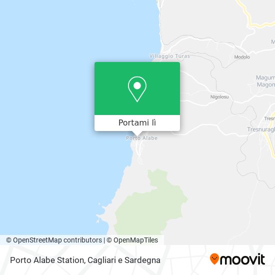 Mappa Porto Alabe Station