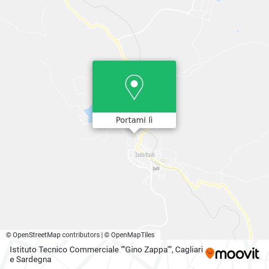 Mappa Istituto Tecnico Commerciale ""Gino Zappa""