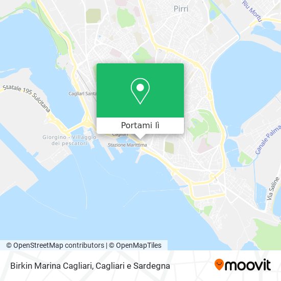 Mappa Birkin Marina Cagliari