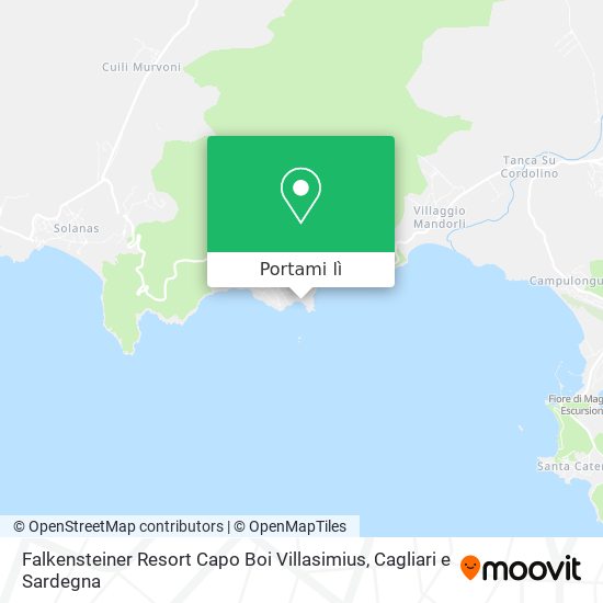 Mappa Falkensteiner Resort Capo Boi Villasimius
