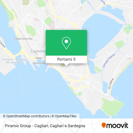 Mappa Piramis Group - Cagliari