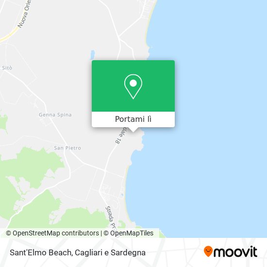 Mappa Sant'Elmo Beach