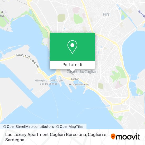 Mappa Lac Luxury Apartment Cagliari Barcelona
